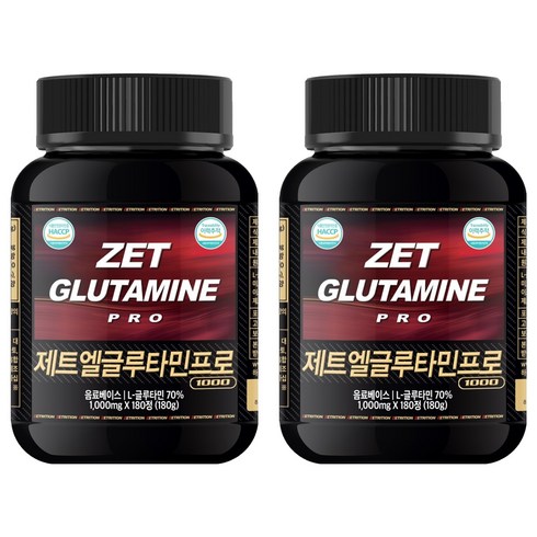 제트리션 제트엘글루타민프로 1000mg, 2개, 180정