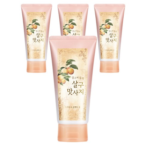 LG생활건강 살구 스크럽 앤 클렌징 폼, 120g, 4개