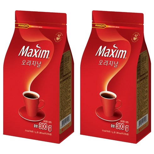 맥심 오리지날 커피, 300g, 1개입, 2개