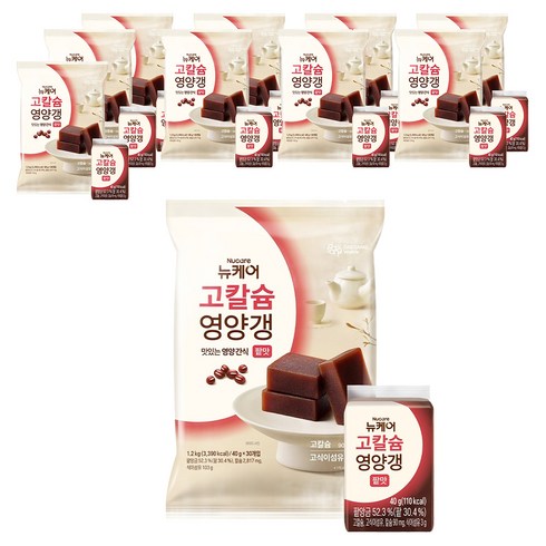 뉴케어 고칼슘 영양갱, 1.2kg, 10개