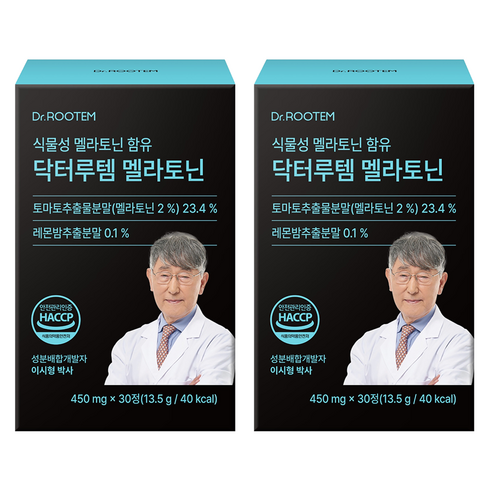 닥터루템 정품 멜라토닌, 30정, 2개