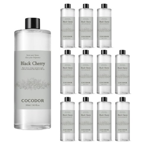코코도르 디퓨저 리필, 블랙체리, 500ml, 12개