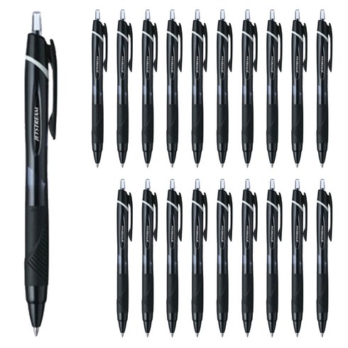 유니 제트스트림 유성볼펜 0.7mm SXN-150-07, 블랙, 20개