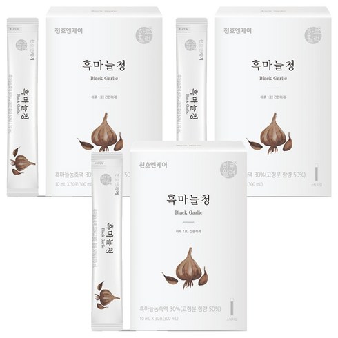 천호엔케어 흑마늘청, 10ml, 30개입, 3개