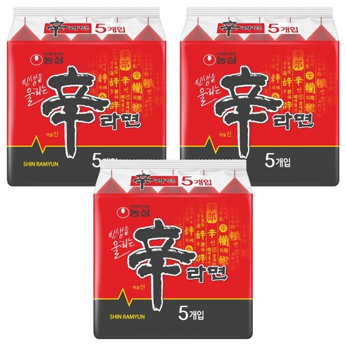 신라면 120g, 15개