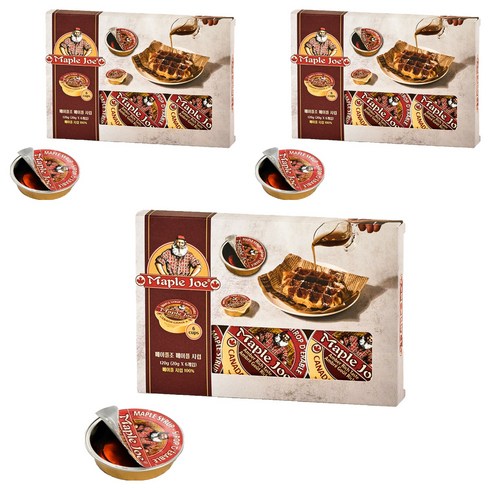 메이플조 메이플 시럽 6p, 120g, 3개