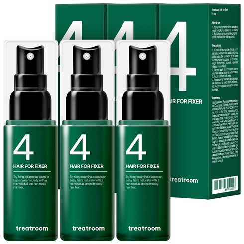 트리트룸 헤어 포 픽서, 50ml, 3개