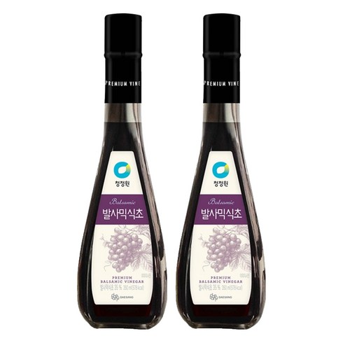 청정원 발사믹식초, 350ml, 2개