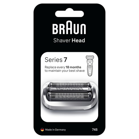 BRAUN 정품 시리즈 7 교체용 날망 일체형, 74S, 1개