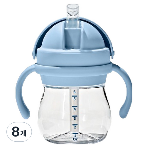 옥소토트 빨대컵, 150ml, 8개, 더스크블루