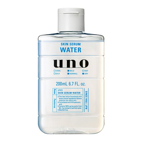 우노 스킨 세럼 워터 에프, 1개, 200ml
