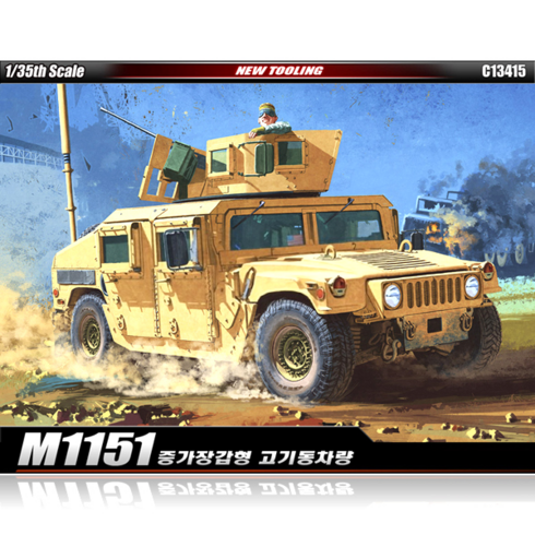 아카데미과학 증가장갑형 고기동차량 프라모델 M1151, 1개