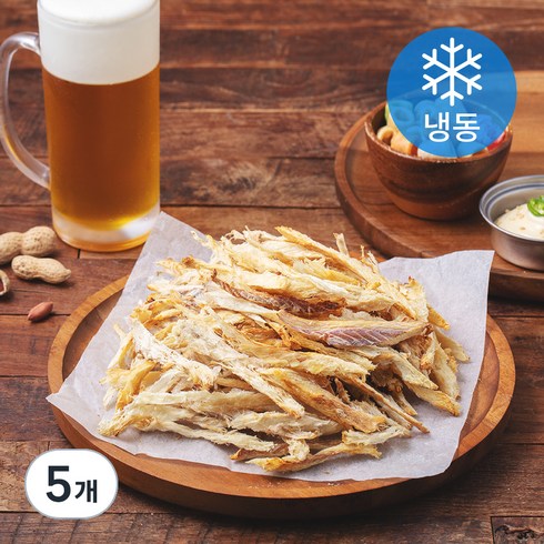 해맑은푸드 손질 먹태채, 90g, 5개