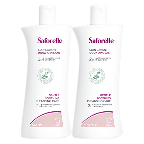 사포렐 젠틀 수딩 클렌징 케어 여성청결제, 2개, 500ml