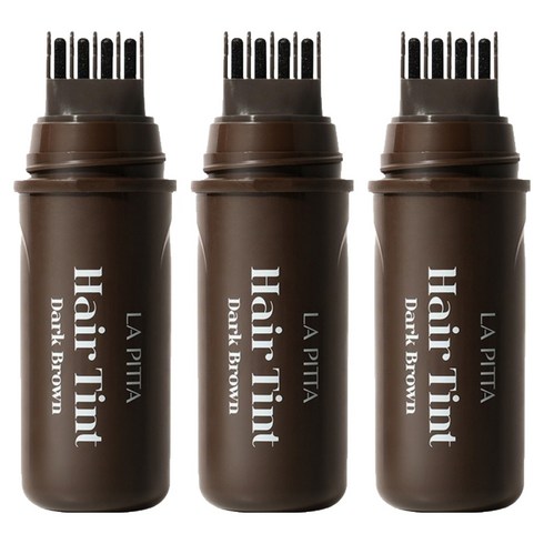 라피타 새치커버 타투 헤어틴트 10ml, 다크브라운, 3개
