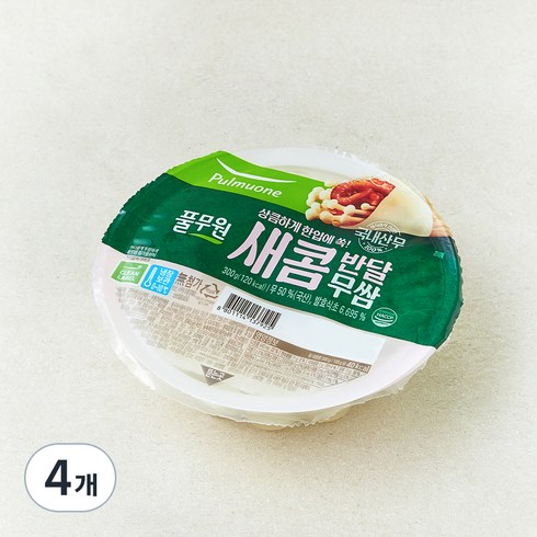 풀무원 새콤반달무쌈, 300g, 4개