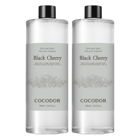코코도르 디퓨저 리필, 블랙체리, 500ml, 2개