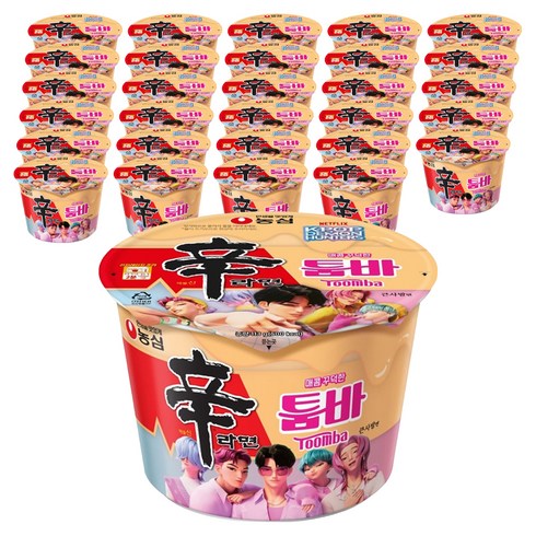 신라면 툼바 큰사발면 113g, 48개