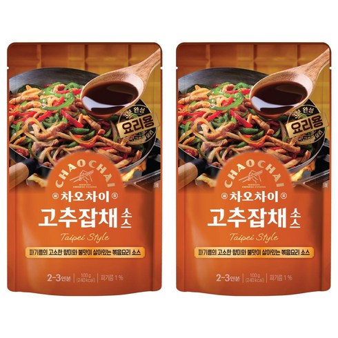 차오차이 고추잡채 소스, 100g, 2개