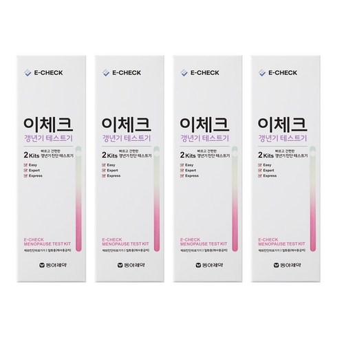 동아제약 이체크 갱년기 테스트기, 2개입, 4개