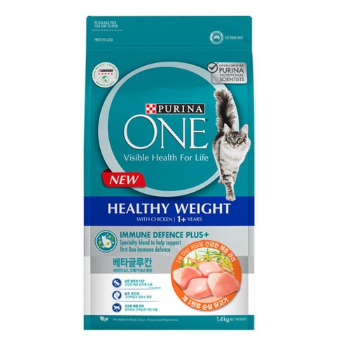 퓨리나원 캣 기능성 사료, 다이어트(체중감소), 1.4kg, 1개