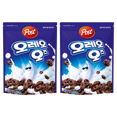 오레오오즈 시리얼, 450g, 2개