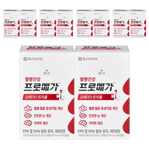 프로메가 오메가3 트리플 39.24g, 60정, 10개