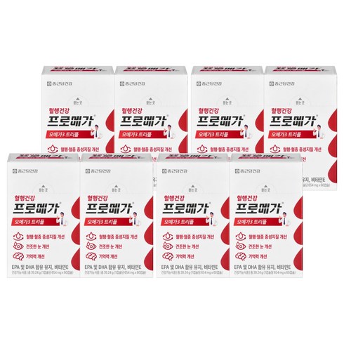 종근당건강 프로메가 오메가3 트리플, 60정, 8개
