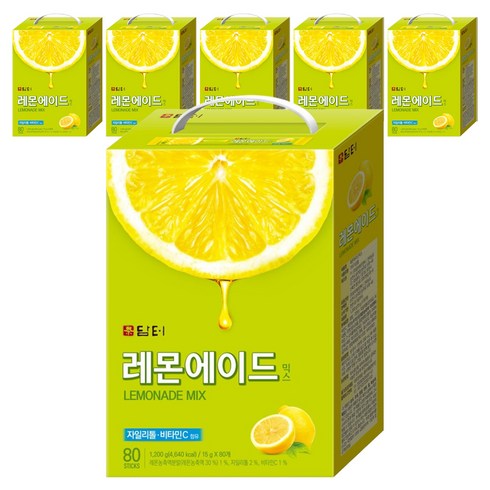 담터 레몬에이드 믹스 분말, 15g, 80개입, 6개