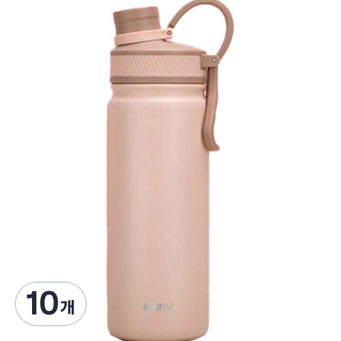에지리 스포츠 보온 보냉 텀블러, 파우더 핑크, 680ml, 10개