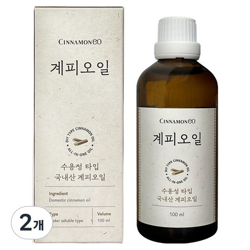 시나몬이오 계피오일, 100ml, 2개