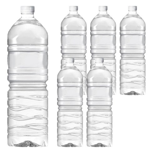 아이시스 생수 화이트캡 무라벨, 2L, 6개