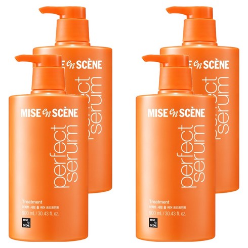 미쟝센 퍼펙트 세럼 홈 케어 트리트먼트, 900ml, 4개