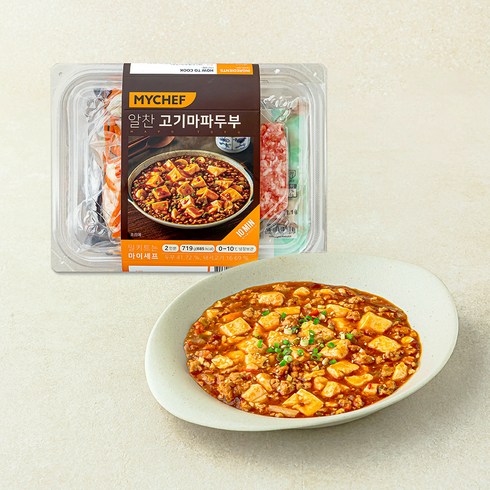 마이셰프 알찬 고기마파두부 2인분, 719g, 1개