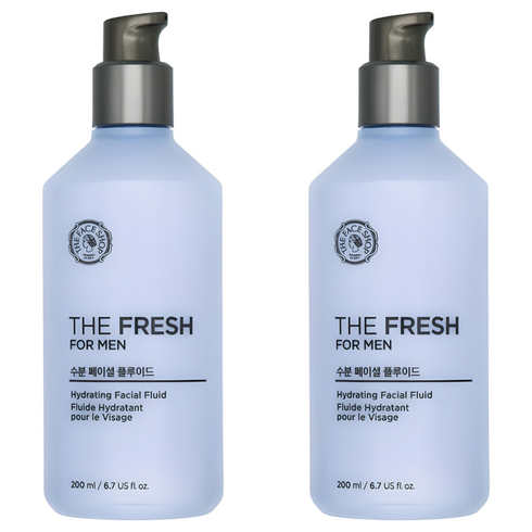 더페이스샵 더프레시 포맨 수분 플루이드, 200ml, 2개
