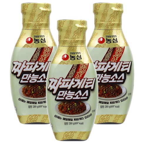 짜파게티 만능소스, 280g, 3개