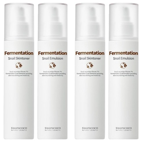 스와니코코 퍼멘테이션 스네일 스킨토너 + 에멀젼 2종 세트, 2세트