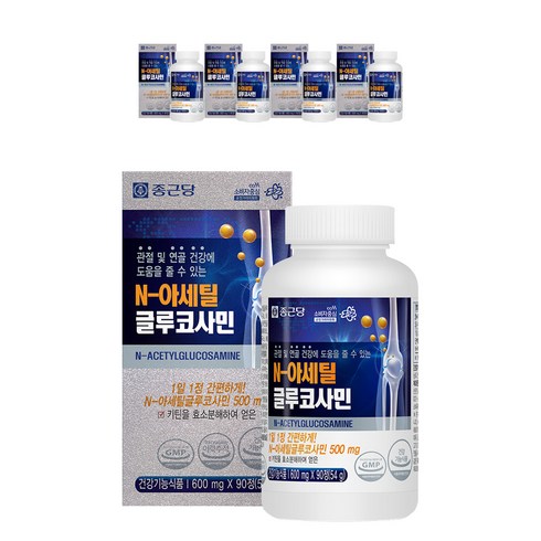 종근당 N아세틸 글루코사민, 90정, 5개