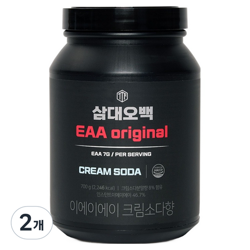 삼대오백 EAA 아미노산 크림소다향, 700g, 2개
