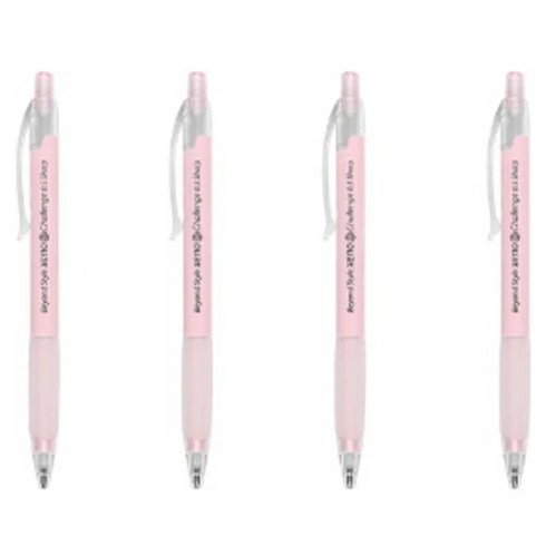 제노 챌린지 샤프 핑크, 0.5mm, 4개