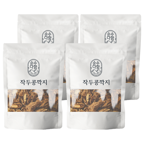 순수다함 볶은 작두콩차, 200g, 4개, 1개입