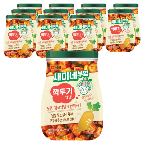 새미네부엌 깍두기 양념, 120g, 12개