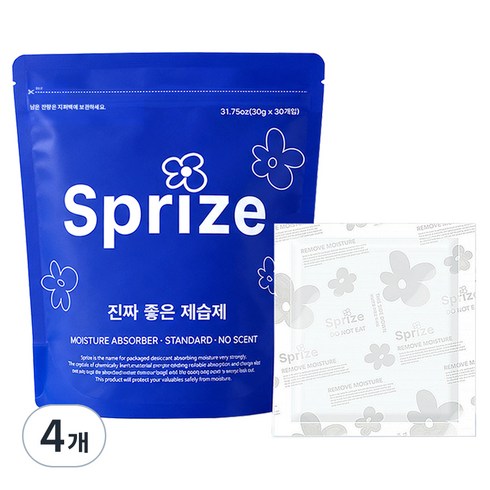 서프라이즈 진짜 좋은 제습제 일반형 30p, 900g, 4개