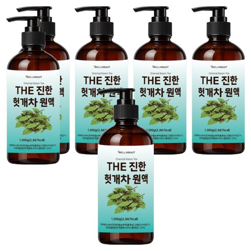 웰루트 THE 진한 헛개차 원액, 1kg, 6개
