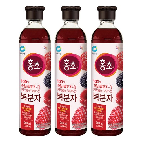 홍초 복분자, 900ml, 3개