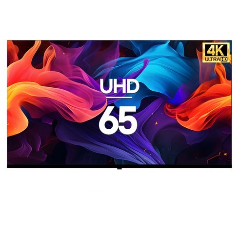 시티브 4K UHD HDR 제로 베젤리스 TV, 164cm(65인치), NM65UHD, 벽걸이형, 방문설치