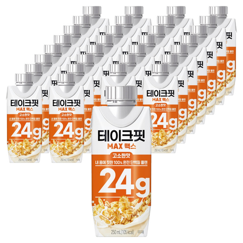 테이크핏 맥스 고소한맛 프로틴, 250ml, 72개
