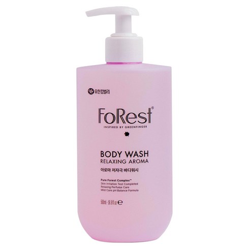 그린핑거 포레스트 릴렉싱 아로마 저자극 바디워시 플로럴향, 500ml, 1개