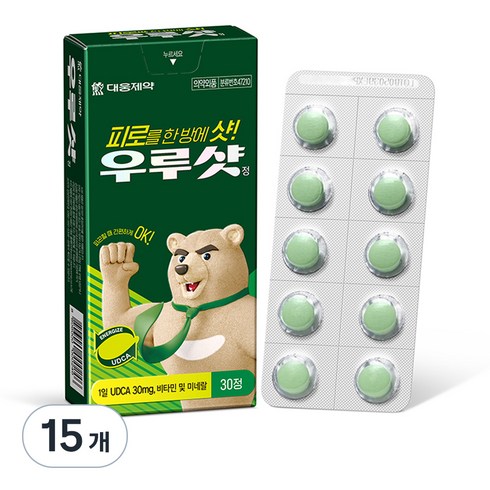 대웅제약 우루샷 멀티비타민, 30정, 15개
