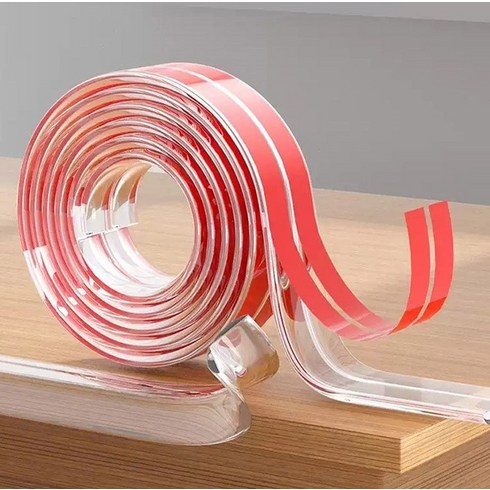 아이끌레 PVC 투명 모서리 보호대 슬림 안전가드, 1개
